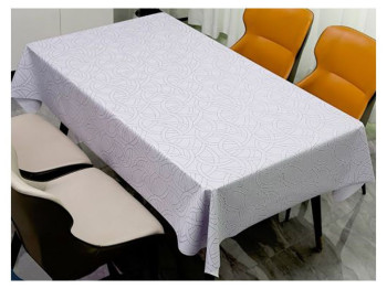 Клеёнка Style, ПВХ на тканевой основе, 1.40×20 м, с геометрическим узором, цвет серый