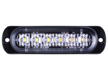 Повторитель габарита, 6 Led,12V, цвет белый+желтый