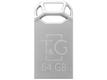 USB флеш-накопичувач T&G 64gb Metal 110 Колір Сталевий