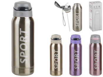 Термос-поилка SZM Sport New с трубочкой 350мл