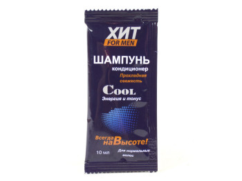 Шампунь-кондиционер "ХИТ" для мужчин для нормальных волос в сошете 10мл