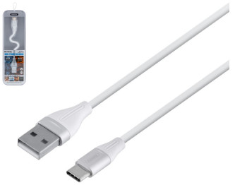 Кабель USB Remax RC-075a Jell Type-C, Белый