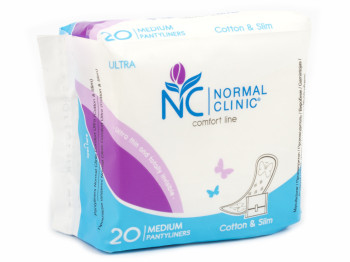 Прокладки Normal Clinic ежедневные Comfort ultra cotton&slim в инд. упаковке (цена за уп. 20шт) NCF2