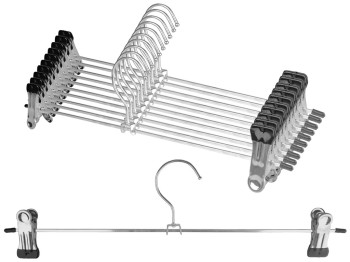 Вішалка для брюк з прищіпками "Metal" 35см (ціна за упаковку 10шт)