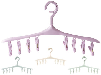 Вешалка с прищепками пластиковая 42см (цена за 1шт)
