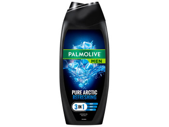 Гель для душу Palmolive Men Pure Arctic 3 в 1, для тіла, обличчя та волосся, 500 мл