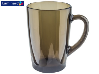 Чашка Luminarc С добрым утром дымчатая коричневая 320мл 10813