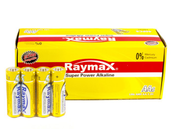 Батарейка алкалиновая Raymax "Super Power Alkaline" 1.5V, AA, LR6 (цена за спайку 4шт)