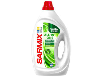 Гель для стирки Sarmix All-In-One универсальный, 900 мл, 23 стирки