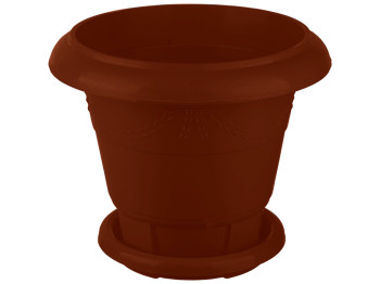 Горшок для цветов напольный №4 14л (цвет коричневый) Консенсус