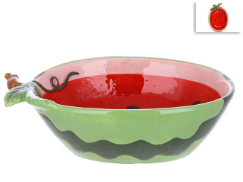 Салатник керамический Watermelon, 21,5х15,5х6,3см, 750мл