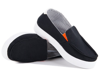 Мокасини жіночі/підліткові чорні, лита підошва (39 розмір, маломірять) РОЗПРОДАЖ