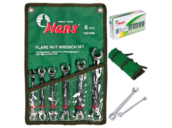 Набор ключей разрезных HANS 8х10 - 17х19мм, 6 предметов 160156M