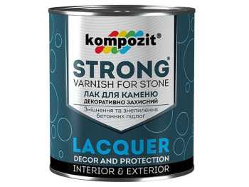 Лак-грунтовка для каменю Kompozit Strong 0,9л (Композит Стронг)