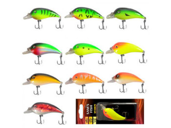 Воблер микс Sams fish 55мм (цена за 1шт)