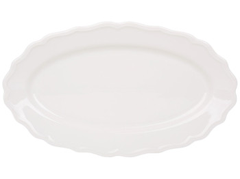 Блюдо овальне порцелянове Pure White, 36×21см