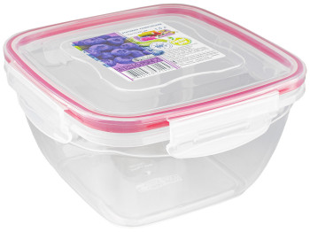 Контейнер Ал-Пластик Fresh box квадратний (безбарвний) 1,5л