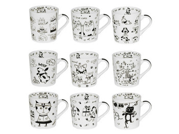 Чашка Котята и щенята - эскиз 280мл