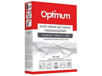 Порошок для прання Pro service Optimum Universal, 400г