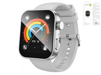 Смарт-годинник Borofone BD13, call version, 1.83 дюйма, bluetooth 5.0, спортивні режими, колір срібл