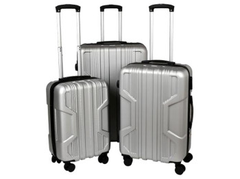 Набір валіз 20/24/28'', пластик (ціна за набір 3шт)