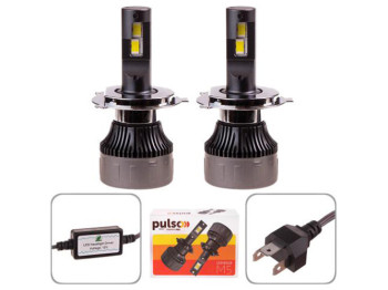 Лампы Pulso M5, H4, LED-chips CSP, 9-16v, 2x100w, 26000Lm, 6500K