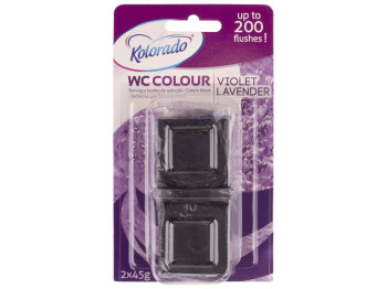 Таблетка для бачка унитаза Kolorado WC Colour фиолетовый (цена за 2шт по 45г)
