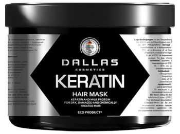 Крем-маска для волосся Dalas Keratin Professional Treatment з керат. і екстр. молоч. протеїну 500мл