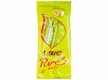Станки Bic для бритья Pure 3 lady 3 лезвия (цена за набор 2шт)