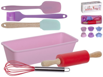 Набор для выпечки детский Stenson силиконовый (цена за набор 12 предметов)