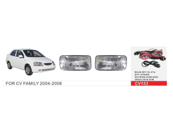 Противотуманные фары DLAA для Chevrolet Aveo Family, 2004-2006, H27, 12V, 27W, проводка