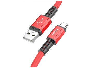 Кабель USB Hoco X85 Type-C Колір Червоний