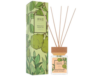 Аромадиффузор Esse Home Bergamot & Green Tea, стекло, аромат бергамот и зелёный чай, 100мл