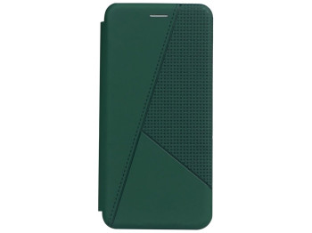 Чохол-книжка кожа Twist для Samsung Galaxy A03s Колір 3, Dark Green