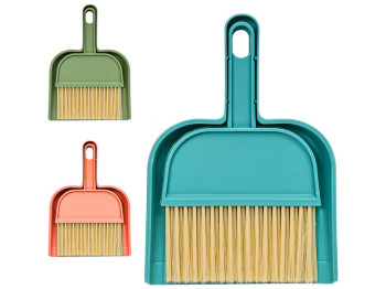 Совок с щеткой 22х15,5см