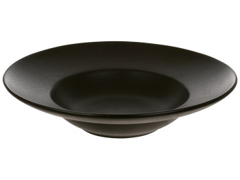 Тарілка з глибокими бортами для пасти і перших страв Scandi, 30х7см, 600мл, колір - чорний граніт