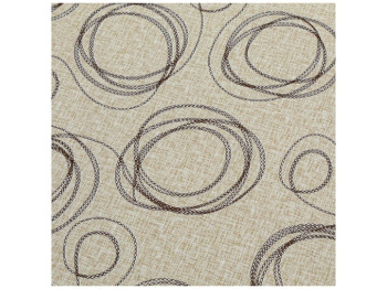 Клеенка GlossyN, 3 слоя, на тканевой основе, глянцевая, 1,37×20м, дизайн кольца (цена за рулон)
