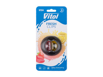 Освежитель воздуха Vitol Fresh Clips Strawberry + Lemon, клипса