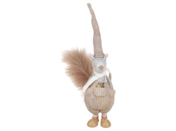 Декоративная фигурка Бельчонок Гастон, 24см, цвет - бежевый