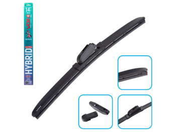 Щітки склоочисника гібридні Voin, 14-350мм (TPX6M-14) Hybrid Ultra (3 адаптери)