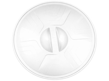 Крышка для ведра прозрачного R plastic на 12л, белая, 41201