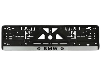 Рамка номера пластиковая BMW