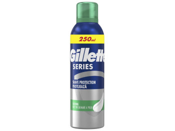 Пена для бритья Gillette Series Soothing с алоэ вера, 250 мл