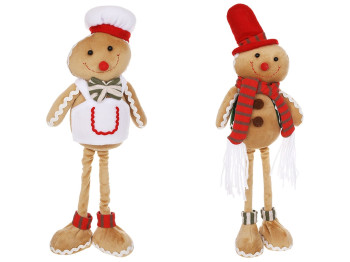 Мягкая игрушка Пряничный человечек 39см и 43см, 2 дизайна