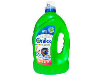 Средство для стирки жидкое Oniks Gel Color для цветных тканей 4л