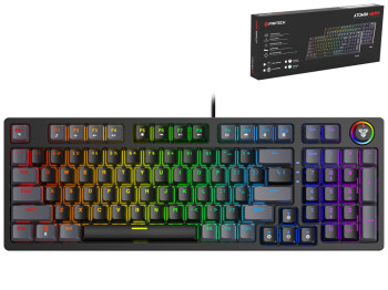 Клавиатура Игровая Fantech ATOM96 MK890 Red Switch, цвет Черный/Серый