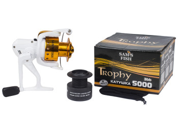 Катушка Sams Fish "Trophy" 5000 3bb, металлическая шпуля
