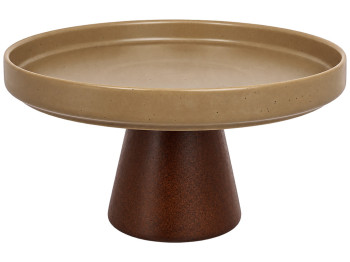 Подставка для десертов Natural Serving Grey на деревянной ножке, 21×11,5 см