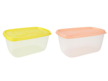 Пластиковый пищевой контейнер Пикник с крышкой, 2200мл, 26×18,5×9см