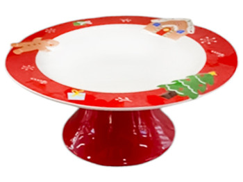 Блюдо на ніжці Led NY Treat, кругле, 28см, 6900069906562